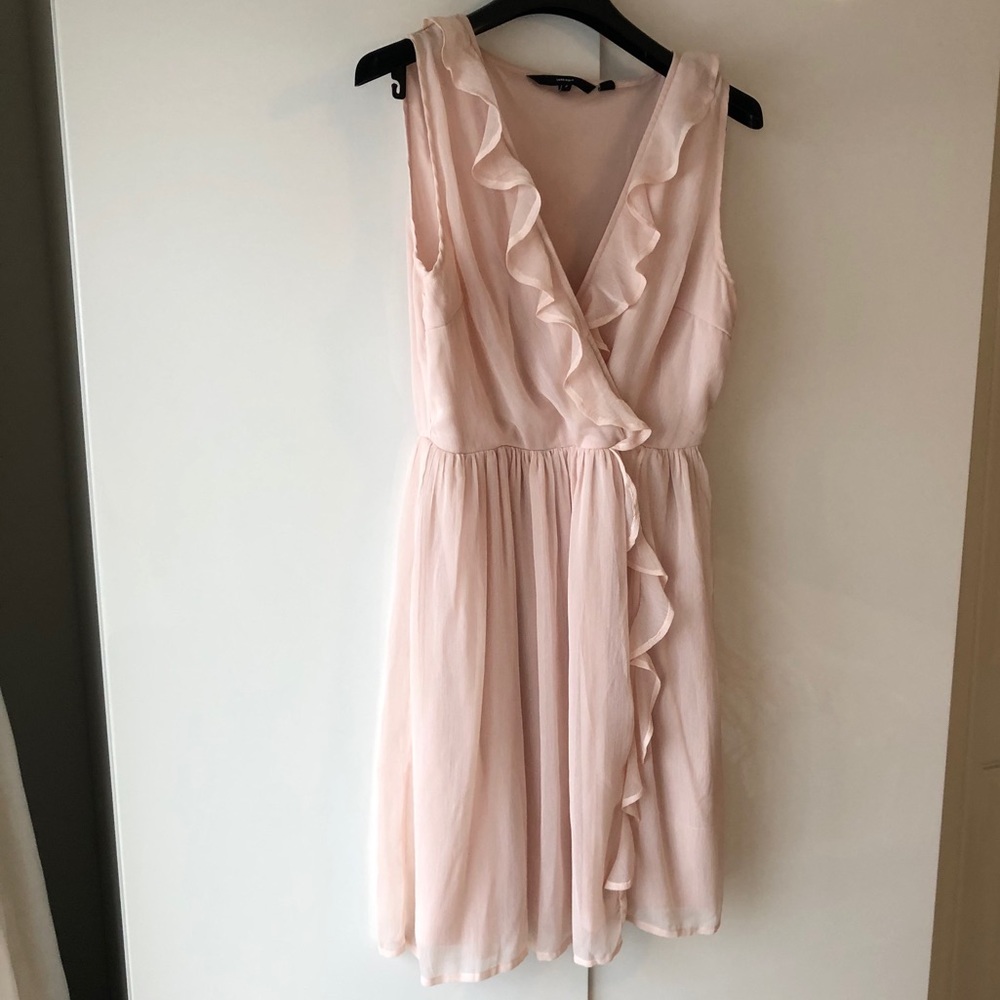 Pale Pink Ruffled Dress. - Picture 4 of 7